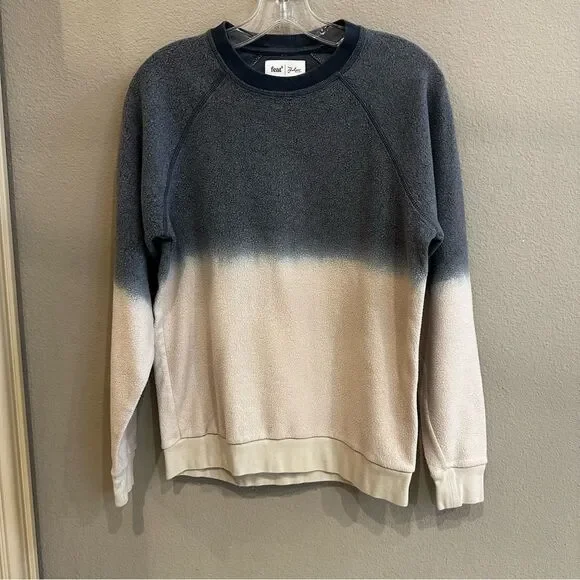 FEAT x Helen Owen Blanket Blend Crewneck obre Sweatshirt - Picture 1 of 7